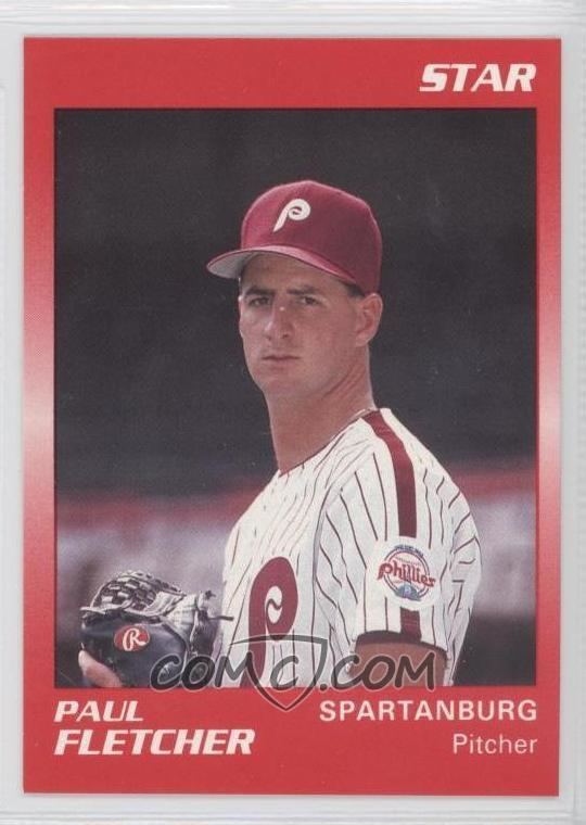 Paul Fletcher (baseball) 1990 Star Spartanburg Phillies Base 7 Paul Fletcher COMC