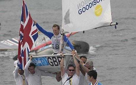 Paul Goodison Paul Goodison wins sailing gold for Great Britain in Laser