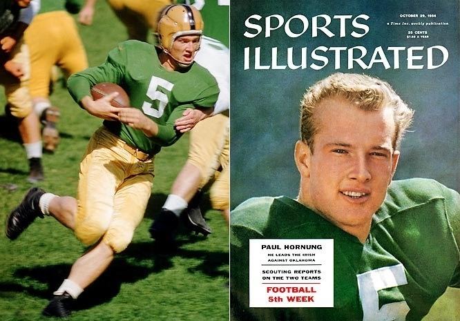 Paul Hornung Prolate Spheroid The 1956 Heisman Trophy