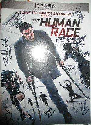 Paul Hough Director Paul Hough Picks the Human Race Signed DVD and Poster