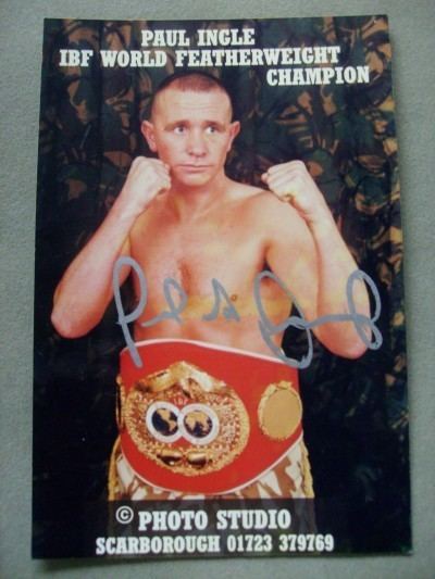 Paul Ingle Paul Ingle Former World Featherweight Champion Signed Promotional