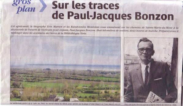 Paul-Jacques Bonzon Sur les pas de PaulJacques Bonzon SainteMarieduMont
