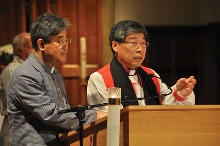 Paul Kim (Anglican bishop) Archbishop Paul Kim at Christ Church Cathedral Anglican Diocese of