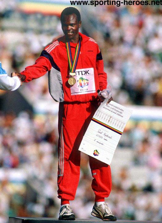 Paul Kipkoech Paul KIPKOECH World Championship 10000m gold in 1987 Kenya