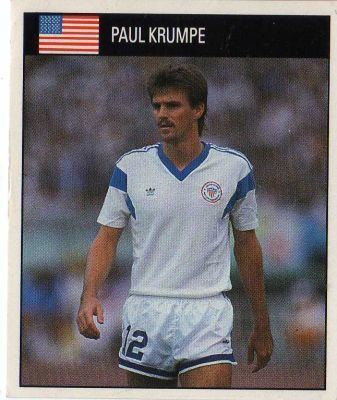 Paul Krumpe USA Paul Krumpe 475 ORBIS 1990 World Cup Football Sticker
