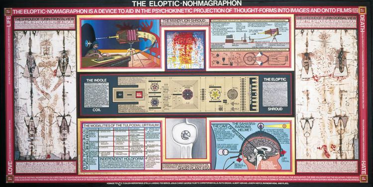 Paul Laffoley The Eloptic Nohmagraphon 1989 Just Another Blog
