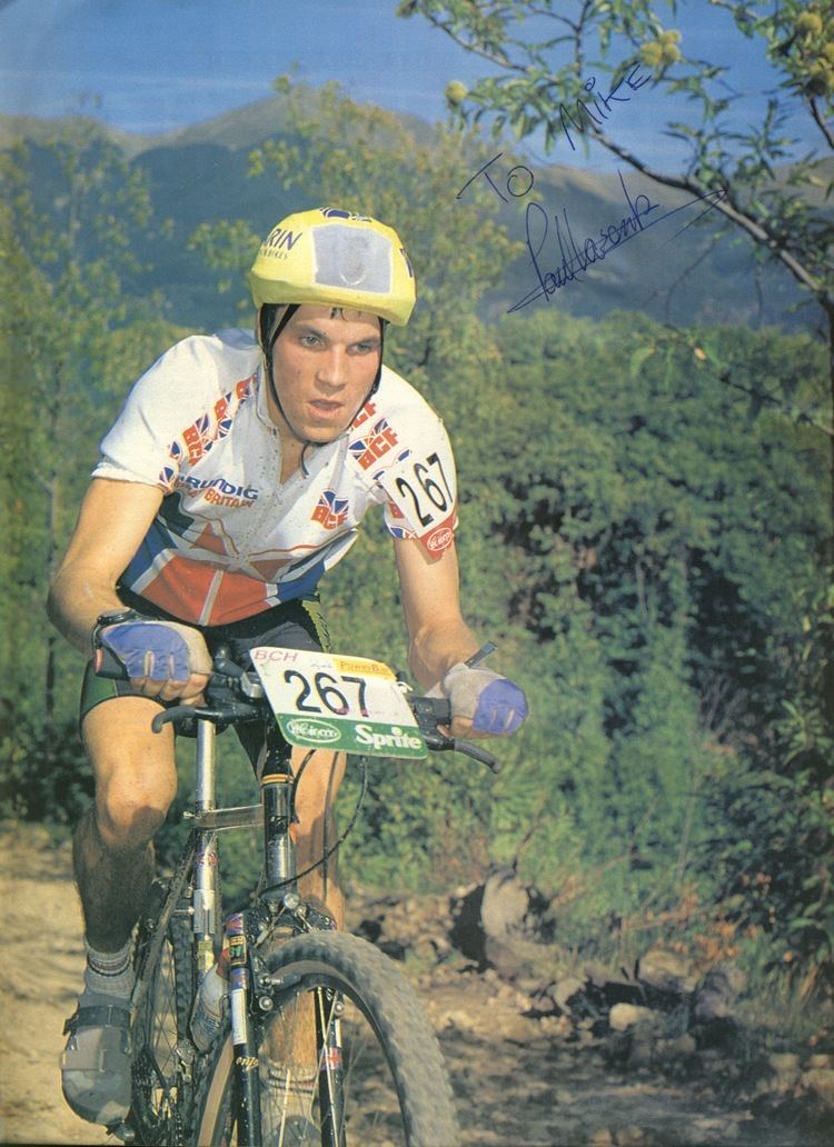 Paul Lasenby A true Mountain Bike Legend Paul Lasenby riding a Marin Team Ti