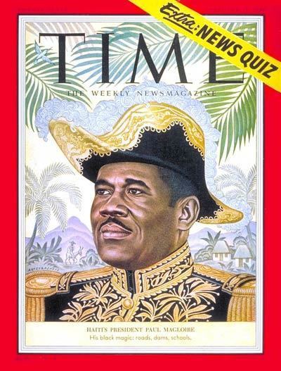 Paul Magloire TIME Magazine Cover Paul E Magloire Feb 22 1954