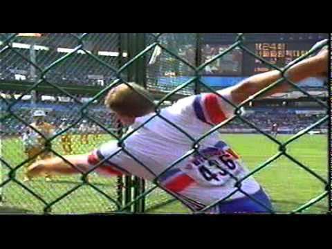 Paul Mardle paul mardle GBR discus throw 5718m 1988 olympics YouTube