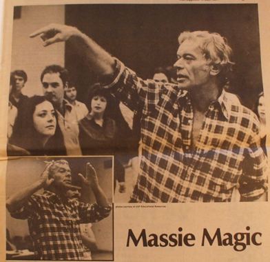 Paul Massie Paul Massie Remembered School of Theatre and Dance College of