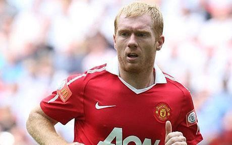 Paul Scholes Manchester United passmaster Paul Scholes finds a deeperlying