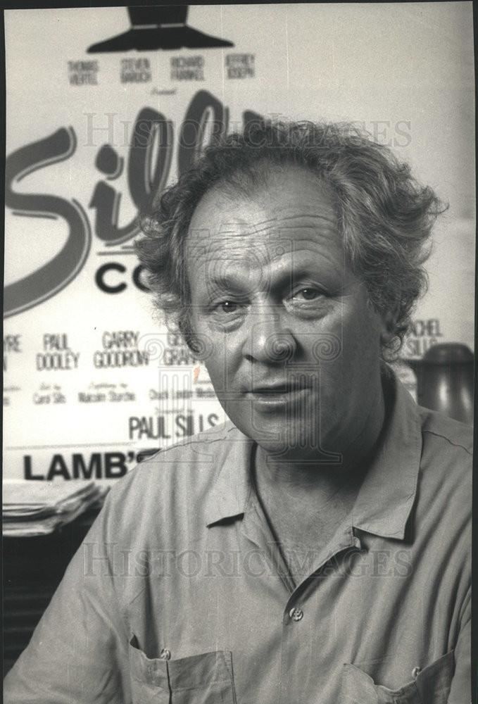 Paul Sills 1986 Press Photo PAUL SILLS DIRECTOR TEACHER Historic Images