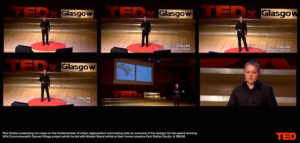 Paul Stallan TEDx talk Regenerating Glasgow The Commonwealth Village
