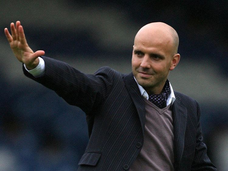 Paul Tisdale Exeter City manager Paul Tisdale registers himself as