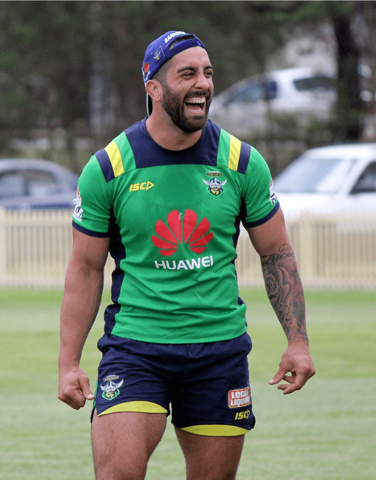 Paul Vaughan (rugby league) Footy Players Paul Vaughan of the Canberra Raiders