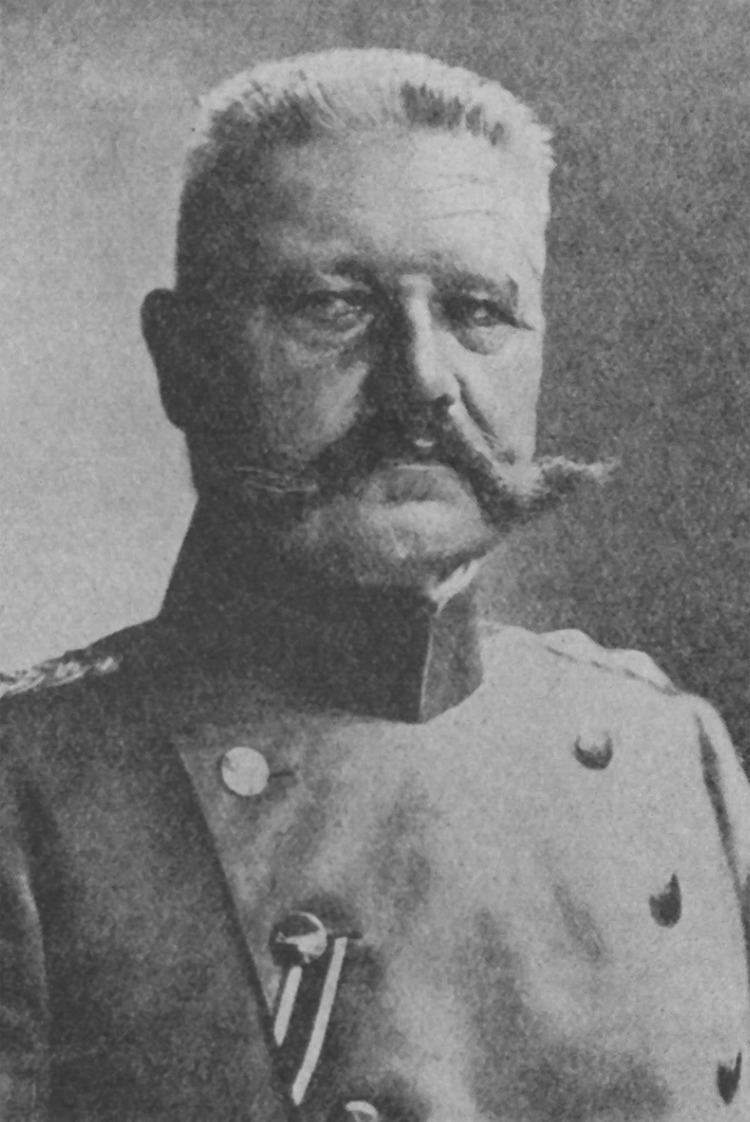 Paul von Hindenburg Paul von Hindenburg Wikipedija prosta enciklopedija