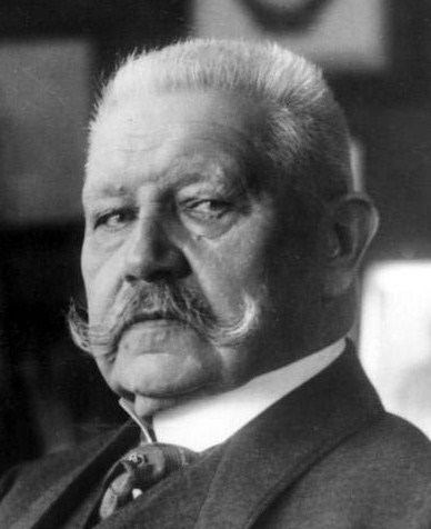 Paul von Hindenburg Paul von Hindenburg Wikipedia the free encyclopedia