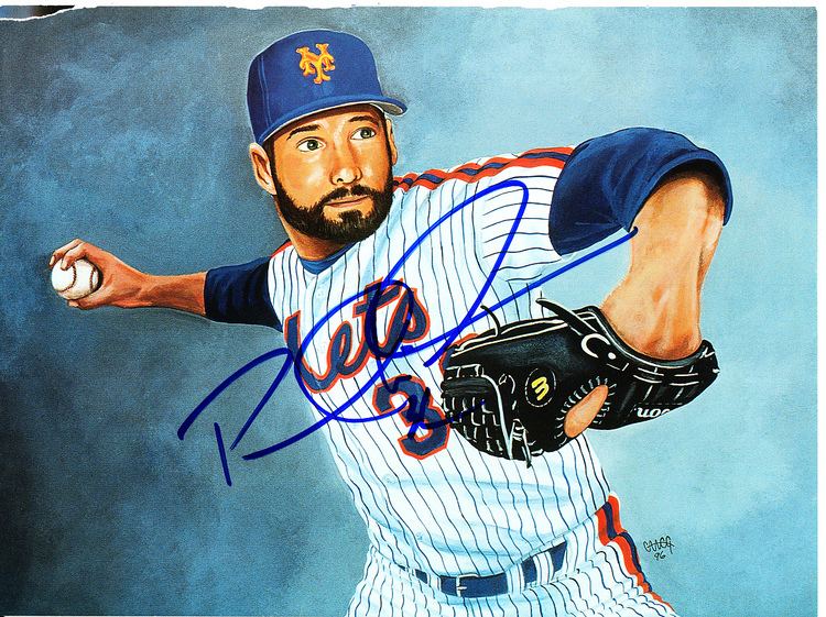 Paul Wilson (baseball) Paul Wilson autographed New York Mets Beckett magazine inside cover