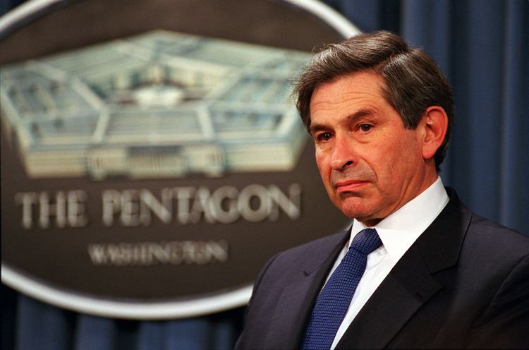 Paul Wolfowitz Deputy Secretary of Defense Paul Wolfowitz listens to a