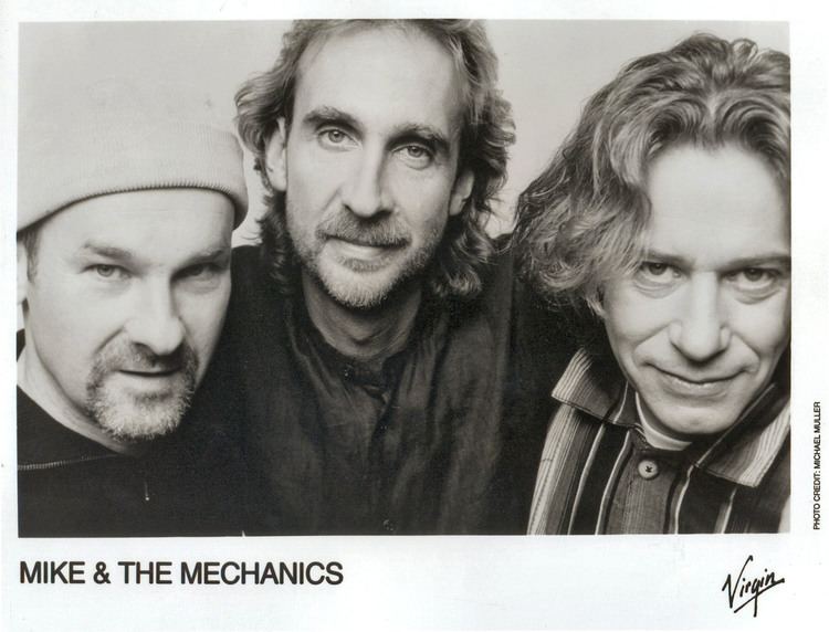 Paul Carrack, Mike Rutherford, and Paul Young, members of the Mike + the Mechanics band group.