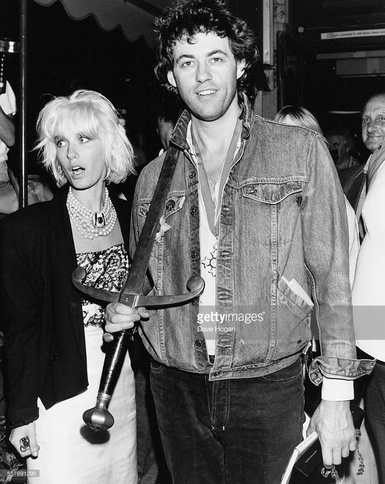 Paula Yates Musician Bob Geldof and his wife television presenter Paula Yates