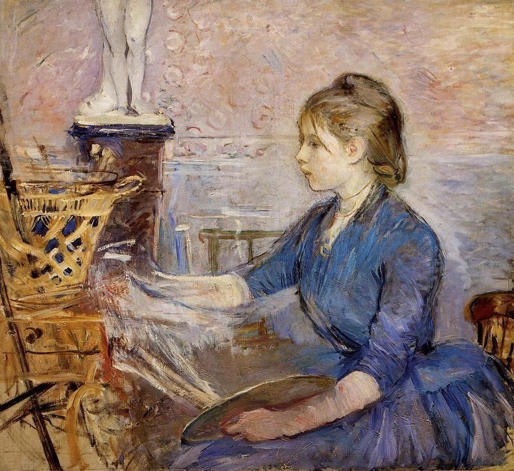 Paule Gobillard Paule Gobillard 1887 Berthe Morisot WikiArtorg