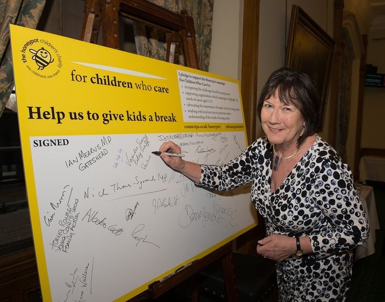 Pauline Latham Supporting Honeypots Campaign to recognise Child Carers Pauline