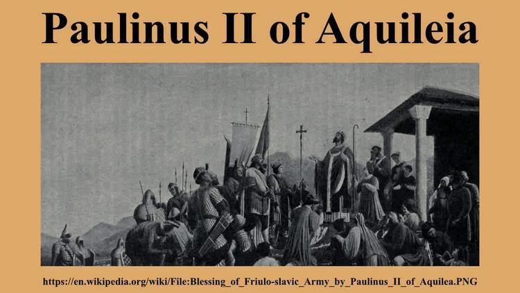 Paulinus II of Aquileia Paulinus II of Aquileia YouTube