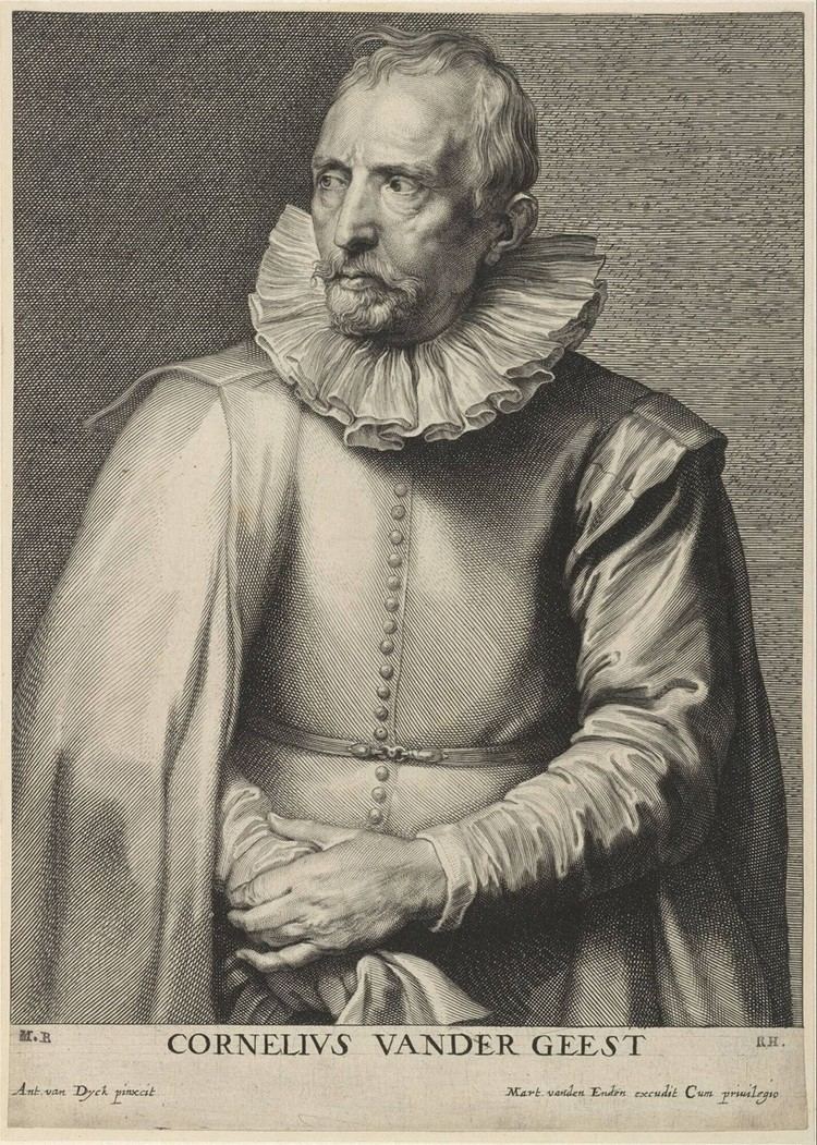 Paulus Pontius Portrait of Cornelis van der Geest Paulus Pontius I c