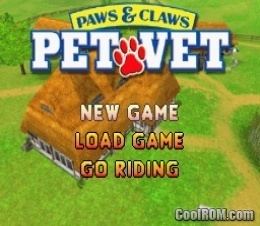 Paws and Claws: Pet Vet Paws and Claws Pet Vet ROM Download for Nintendo DS NDS
