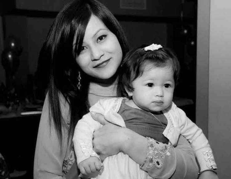 Payal Shakya Payal Shakya with her daughter Nepal Dispatch