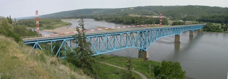 Peace River Bridge (British Columbia) wwwexplorenorthcomlibraryroadsimagespeaceri