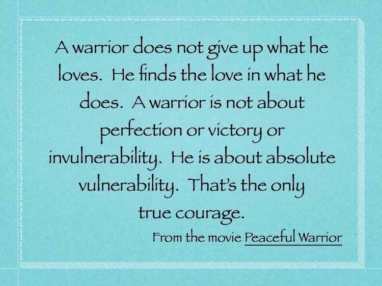 Peaceful Warrior 6 Signs You May be a Peaceful Warrior