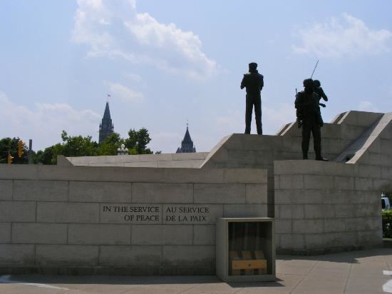 Peacekeeping Monument In the Service of Peacequot Picture of Peacekeeping Monument Ottawa