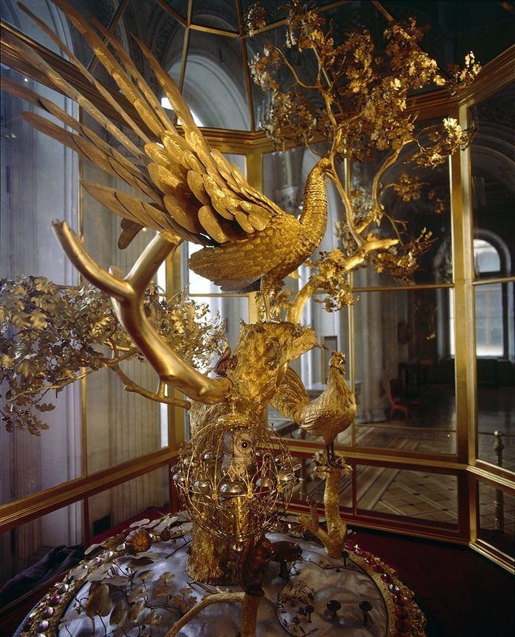 Peacock Clock The Peacock Clock By James Cox and Friedrich Jury Art History