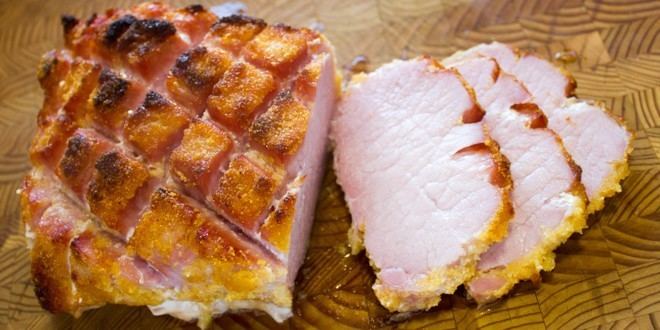Peameal bacon How to Cook a Whole Peameal Bacon Roast with Maple Syrup Glaze