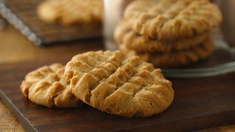 Peanut butter cookie Classic Peanut Butter Blossom Cookies Recipe BettyCrockercom