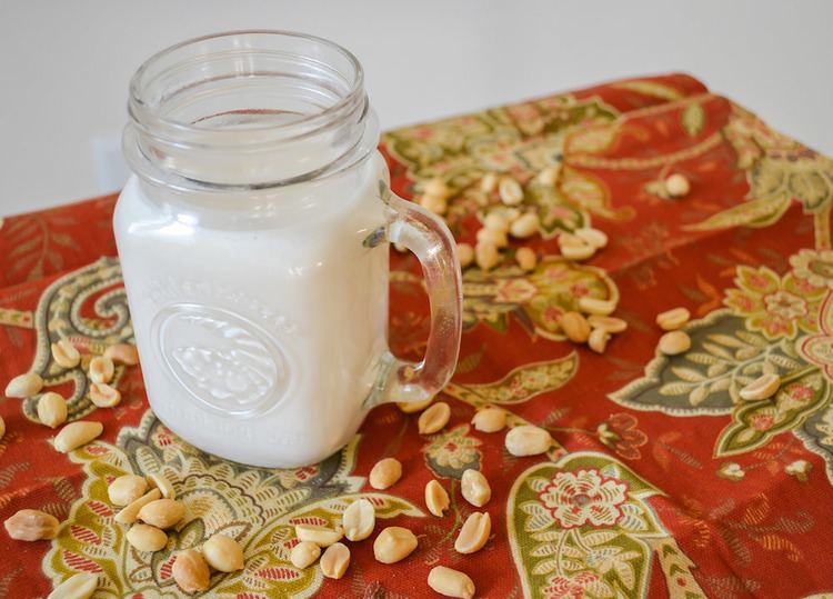 Peanut milk Peanut Milk amp Meal an unrefined vegan