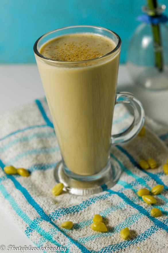 Peanut punch Caribbean peanut punch Dairy free That Girl Cooks Healthy