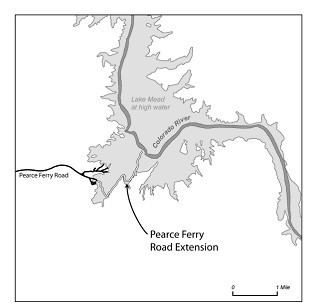 Pearce Ferry, Lake Mead PEARCE FERRY ROAD EXTENSION ANNOUNCED Lake Mead National