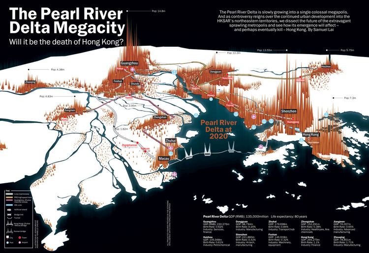 Pearl River Delta TLAXCALA The Pearl River Delta showcases the Chinese Dream