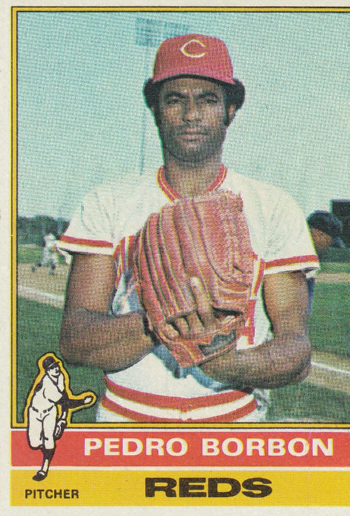 Pedro Borbon Pedro Borbon 1976 Topps Smed39s Baseball Card Blog