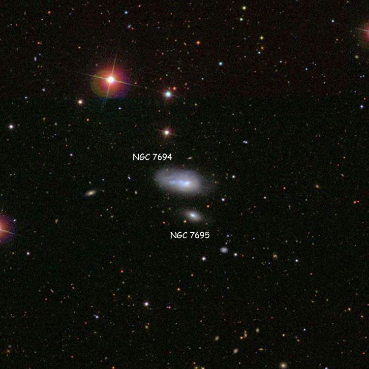 Pegasus Dwarf Irregular Galaxy New General Catalog Objects NGC 7650 7699