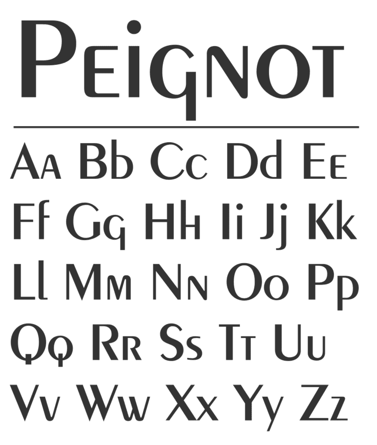 Peignot (typeface) peignot typeface GoogleSuche Typo Pinterest Search