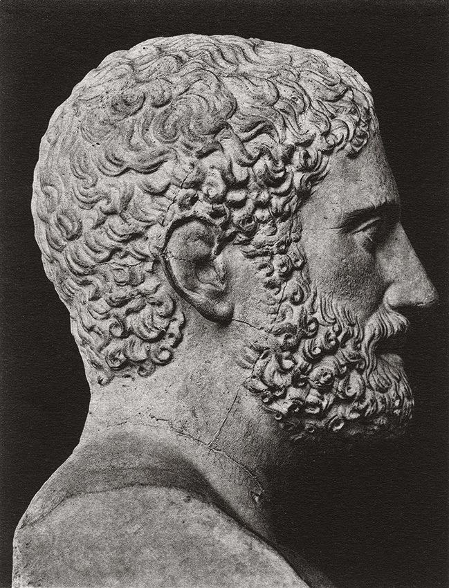 Peisistratos Head of an athlete socalled Peisistratos Rome Villa Albani