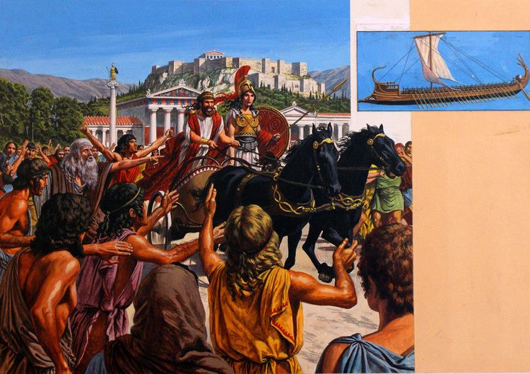 Peisistratos The History of Athens 1 Peisistratos and Athene Original by Roger