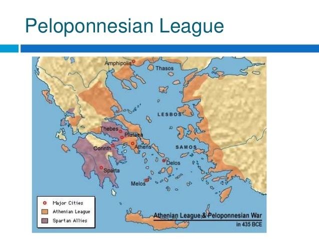 Peloponnesian League Athens rivals on emaze