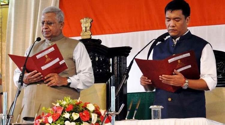 Pema Khandu Arunachal gets fullfledged BJP govt as Pema Khandu 32 others join