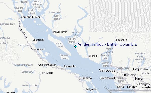 Pender Harbour, British Columbia Pender Harbour British Columbia Tide Station Location Guide