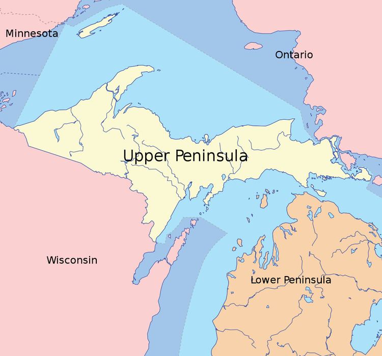 Peninsulas of Michigan